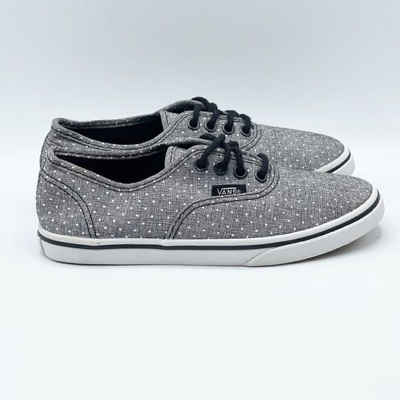 Vans Atwood lace up casual gray polka dot sneakers - Youth 1  - TB4R - Picture 3 of 9